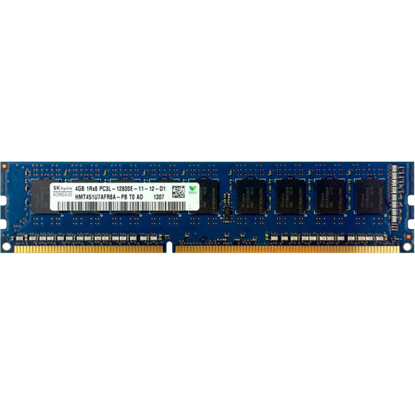 Купити Пам'ять для сервера Hynix DDR3-1600 4Gb PC3-12800E ECC Unbuffered (HMT451U7AFR8A-PB)