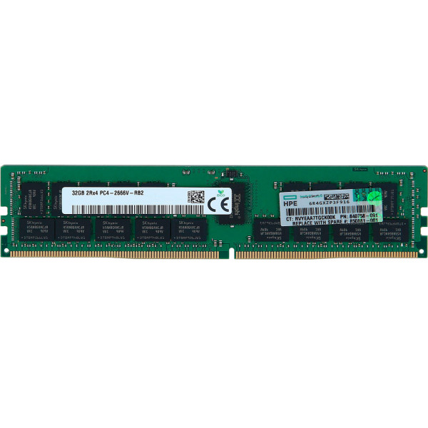 Купити Пам'ять для сервера HPE 840758-091 DDR4-2666 32Gb PC4-21300 ECC Registered