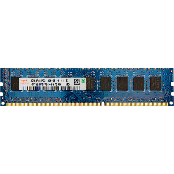 Купити Пам'ять для сервера Hynix DDR3-1333 4Gb PC3-10600E ECC Unbuffered (HMT351U7BFR8C-H9)