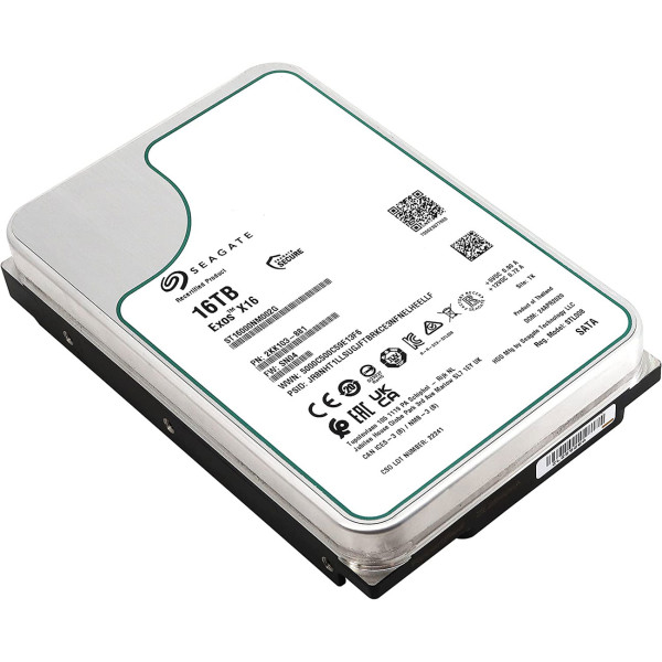 Купити Серверний диск Seagate Exos X16 16Tb 7.2K 12G SAS 3.5 (ST16000NM002G)
