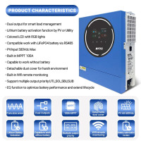 Купити Інвертор гібридний ANENJI 5KW 48V 100A (ANJ-5KW-48V-WiFi)