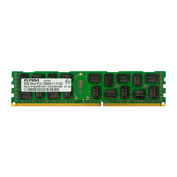 Купити Пам'ять для сервера Elpida DDR3-1600 8Gb PC3-12800R ECC Registered (EBJ81RF4BDWD-GN-F)