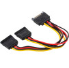 Перехідник SATA Power to 2x SATA Power Splitter 0.15m