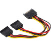 Перехідник SATA Power to 2x SATA Power Splitter 0.15m - SATA-Power-to-2x-SATA-Power-Splitter-0-15m-1