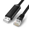 Консольний кабель Ugreen USB RS232 to RJ45 console Cisco HP (CM204) - ugreen-DB9-RS232-Serial-to-RJ45-1