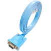 Консольний кабель DB9 RS232 Serial to RJ45 console cable Cisco HP 1.8m