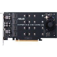 Купити Адаптер Asus HYPER M.2 X16 CARD V2 4x M.2 NVMe to PCIe Adapter (90MC06P0-M0EAY0)