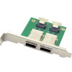 Адаптер Dual SFF-8087 Mini-SAS to SFF-8088 External Mini-SAS