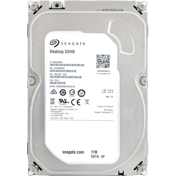 Купити Жорсткий диск Seagate Desktop SHDD 1Tb 7.2K 6G SATA 3.5 (ST1000DX001)