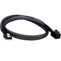 Купити Кабель SFF-8654 4i SlimSAS to SFF-8643 Mini-SAS HD 0.5m