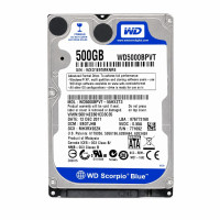 Жорсткий диск Western Digital Scorpio Blue 500Gb 5.4K 6G SATA 2.5 (WD5000BPVT)