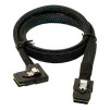 Кабель SFF-8087 Mini-SAS Left Angled 90 Degree to SFF-8087 Mini-SAS 0.8m