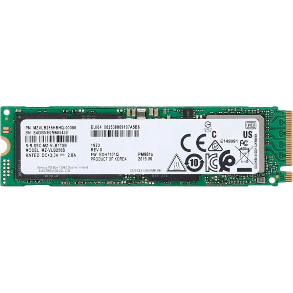 Купити SSD диск Samsung PM981a 256Gb NVMe PCIe M.2 2280 (MZ-VLB256B)