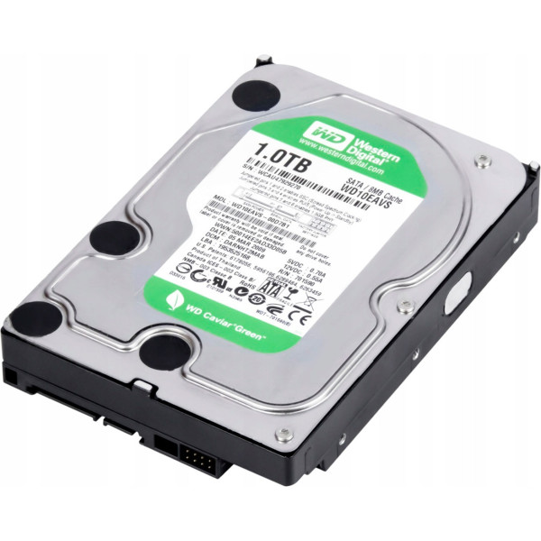 Купити Жорсткий диск Western Digital Caviar Green 1Tb 5.4K 3G SATA 3.5 (WD10EAVS)