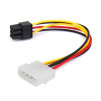 Перехідник Molex 4pin to PCI-e 6pin 18AWG