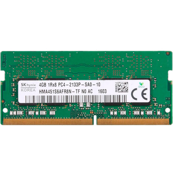 Купить Пам'ять для ноутбука Hynix SODIMM DDR4-2133P-S 4Gb PC4-17000 non-ECC Unbuffered (HMA451S6AFR8N-TF)