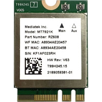 Wi-Fi модуль MediaTek Wi-Fi 6E RZ608 M.2 802.11ax Bluetooth 5.2 (MT7921K)