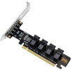 Адаптер PCIe x16 to 4x SFF-8643 NVMe PCIe U.2 Expansion Card (PH49-4P)
