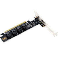 Купити Адаптер PCIe x16 to 4x SFF-8643 NVMe PCIe U.2 Expansion Card (PH49-4P)