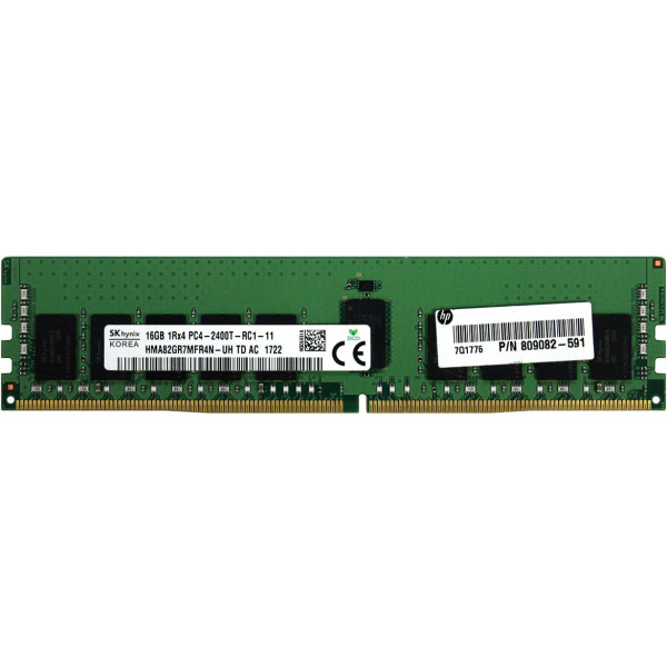 Купити Пам'ять для сервера HP 809082-591 DDR4-2400 16Gb PC4-19200T ECC Registered