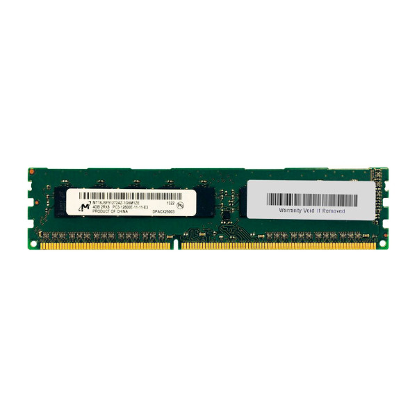 Купити Пам'ять для сервера Micron DDR3-1600 4Gb PC3-12800E ECC Unbuffered (MT18JSF51272AZ-1G6M1ZE)
