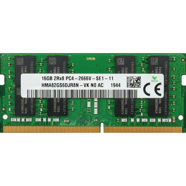 Купити Пам'ять для ноутбука Hynix SODIMM DDR4 2666Mhz 16Gb PC4-2666V-SE1-11 (HMA82GS6DJR8N-VK)