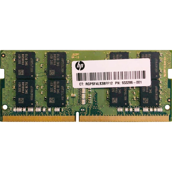 Купити Пам'ять для ноутбука HP 933286-001 SODIMM DDR4-2666 16Gb PC4-21300 non-ECC Unbuffered