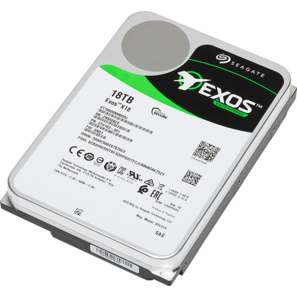 Купити Жорсткий диск Seagate Exos X18 18Tb 7.2K 12G SAS 3.5 (ST18000NM005J)
