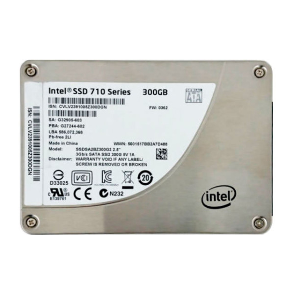Купити SSD диск Intel 710 Series 300Gb 3G SATA 2.5 (SSDSA2BZ300G3)