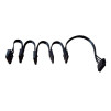 Перехідник Molex 4pin to 5x SATA Power Supply 18AWG - Molex-to-5x-SATA-2