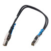 Кабель Dell SFF-8644 External Mini-SAS HD to SFF-8644 External Mini-SAS HD 0WTCFX 0.4m
