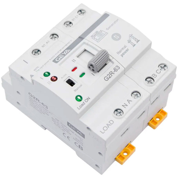 Купити Автомат введення резерву GEYA 230V 63А 4P (G2R-63)