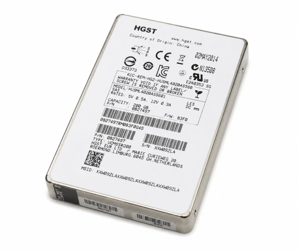 Купити SSD диск HGST Hitachi Ultrastar SSD400M 200Gb 6G SAS 2.5" (HUSML4020ASS601)