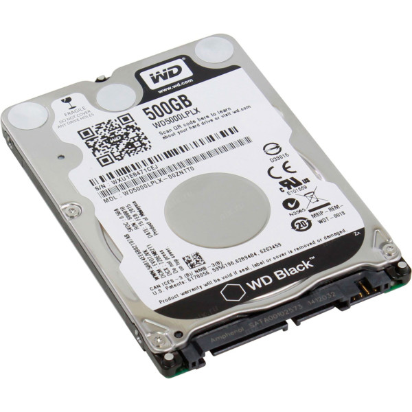 Купити Жорсткий диск Western Digital Black 500Gb 7.2K 6G SATA 2.5 (WD5000LPLX)