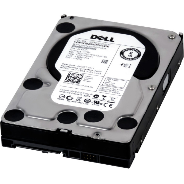 Купити Серверний диск Dell 0YY34F 2Tb 7.2K 6G SAS 3.5 (WD2000FYYG)