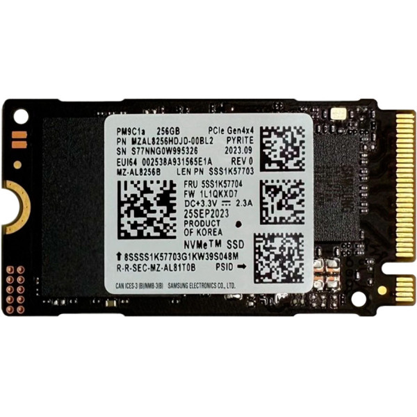 Купити SSD диск Samsung PM9C1a 256Gb NVMe PCIe M.2 2242 (MZ-AL8256B)