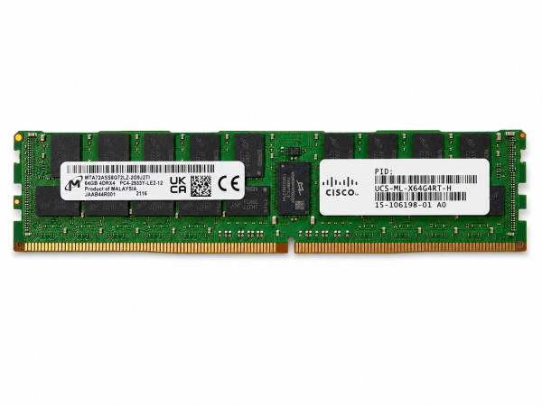 Купити Оперативна пам’ять Micron 64GB DDR4 ECC 2933MHz PC4-2933Y 4Rx4 (MTA72ASS8G72LZ-2G9)
