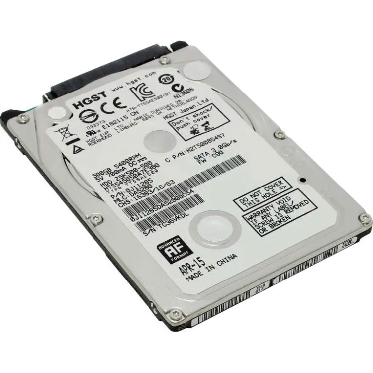 Жорсткий диск HGST Travelstar Z5K500 500Gb 5.4K 3G SATA 2.5