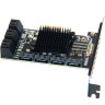 Адаптер PCIe x1 to 10x SATA 6G Expansion Card - PCIe-x1-to-10x-SATA-6G-Expansion-Card-3