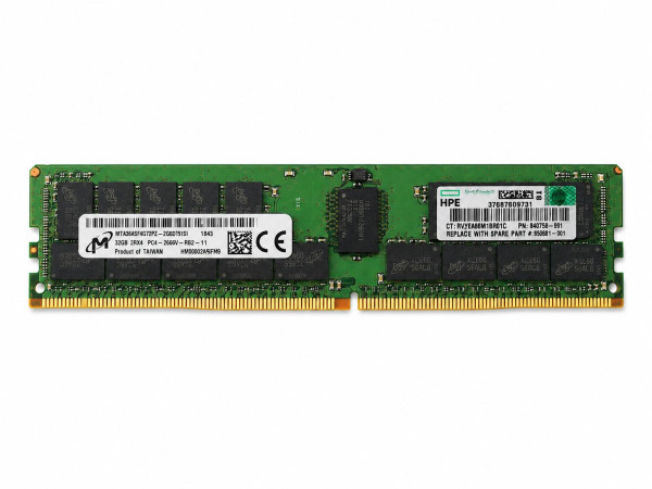 Купити Пам'ять для сервера HPE 840758-091 DDR4-2666 32Gb PC4-21300 ECC Registered