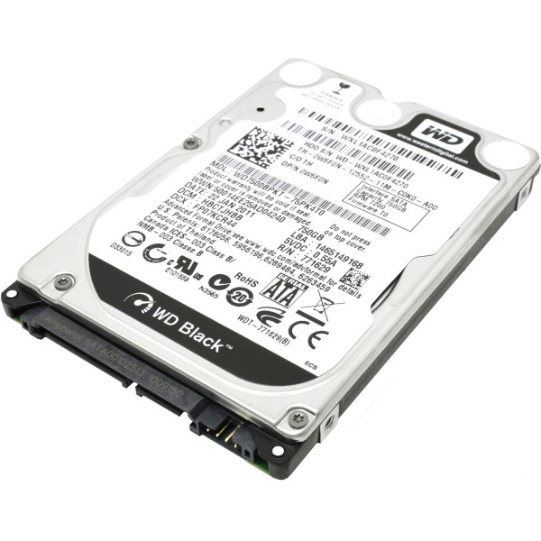Купити Жорсткий диск Western Digital Black 750Gb 7.2K 3G SATA 2.5 (WD7500BPKT)