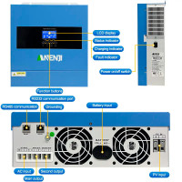 Купити Інвертор гібридний ANENJI 4.2KW 24V 120A (ANJ-4200W-24V-W)