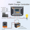 Контролер заряду сонячних панелей PowMr 12/24/36/48V 80A (Pstar-80A) - PowMr-12243648V-80A-(Pstar-80A)-5