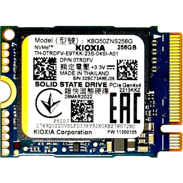 Купити SSD диск Kioxia BG5 256Gb NVMe PCIe M.2 2230 (KBG50ZNS256G)