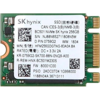 SSD диск SK hynix BC501 256Gb NVMe PCIe M.2 2230 (HFM256GDGTNG-83A0A)