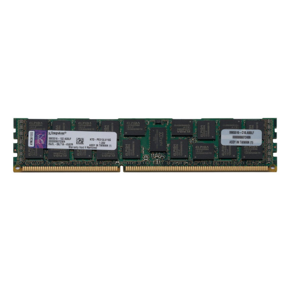 Купити Пам'ять для сервера Kingston DDR3-1333 16Gb PC3L-10600R ECC Registered (KTD-PE313LV/16G)