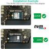 Адаптер NFHK M.2 NVMe PCIe to 13 2016-2017 MacBook Pro A1708 (N-1708A) - NFHK-NVMe-PCIe-M.2-to-13-2016-2017-MacBook-Pro-A1708-(N-1708A)-5