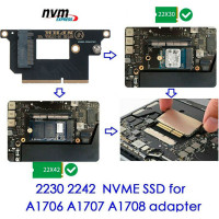 Купити Адаптер NFHK M.2 NVMe PCIe to 13 2016-2017 MacBook Pro A1708 (N-1708A)