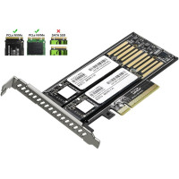 Купити Адаптер TISHRIC SSD 2x M.2 NVMe to PCIe x8 Adapter (TSR290)