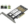 Адаптер TISHRIC SSD 2x M.2 NVMe to PCIe x8 Adapter (TSR290) - TISHRIC-SSD-2x-M.2-NVMe-to-PCIe-x8-Adapter-(TSR290)-2